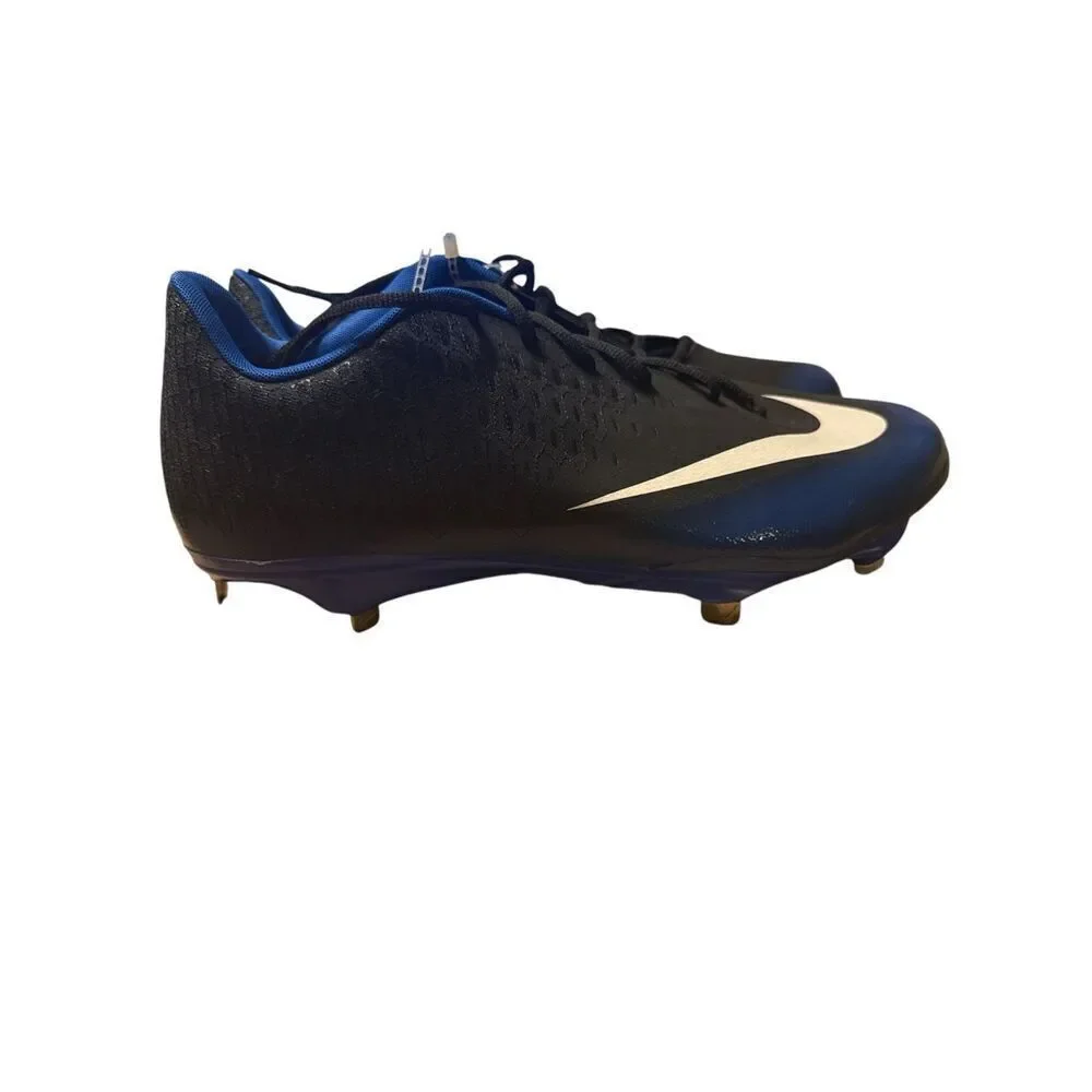 Nike Lunar Vapor Ultrafly Elite 2 Baseball Cleats AO7946-005 Black/Blue Size 14